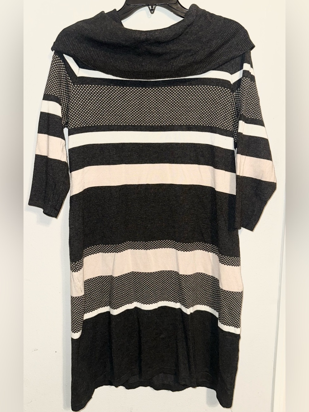 Studio One New York Gray and Black Dress